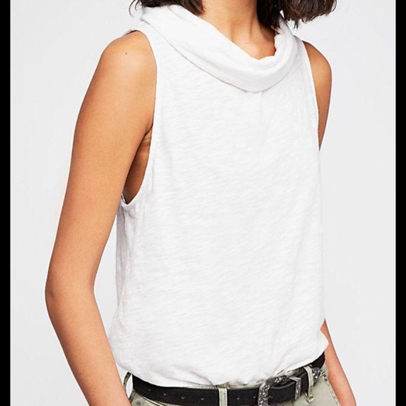 NEW NWT Free People Green Tank Medium - Picture 2 of 6
